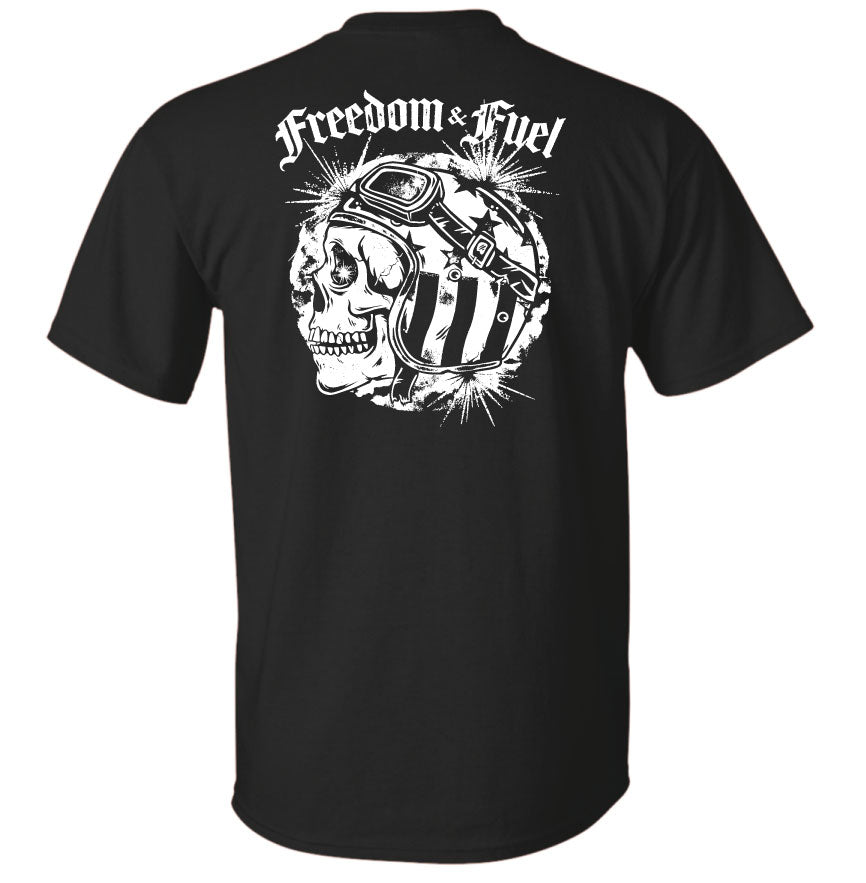 Evel Skully Men's T-Shirt White Print